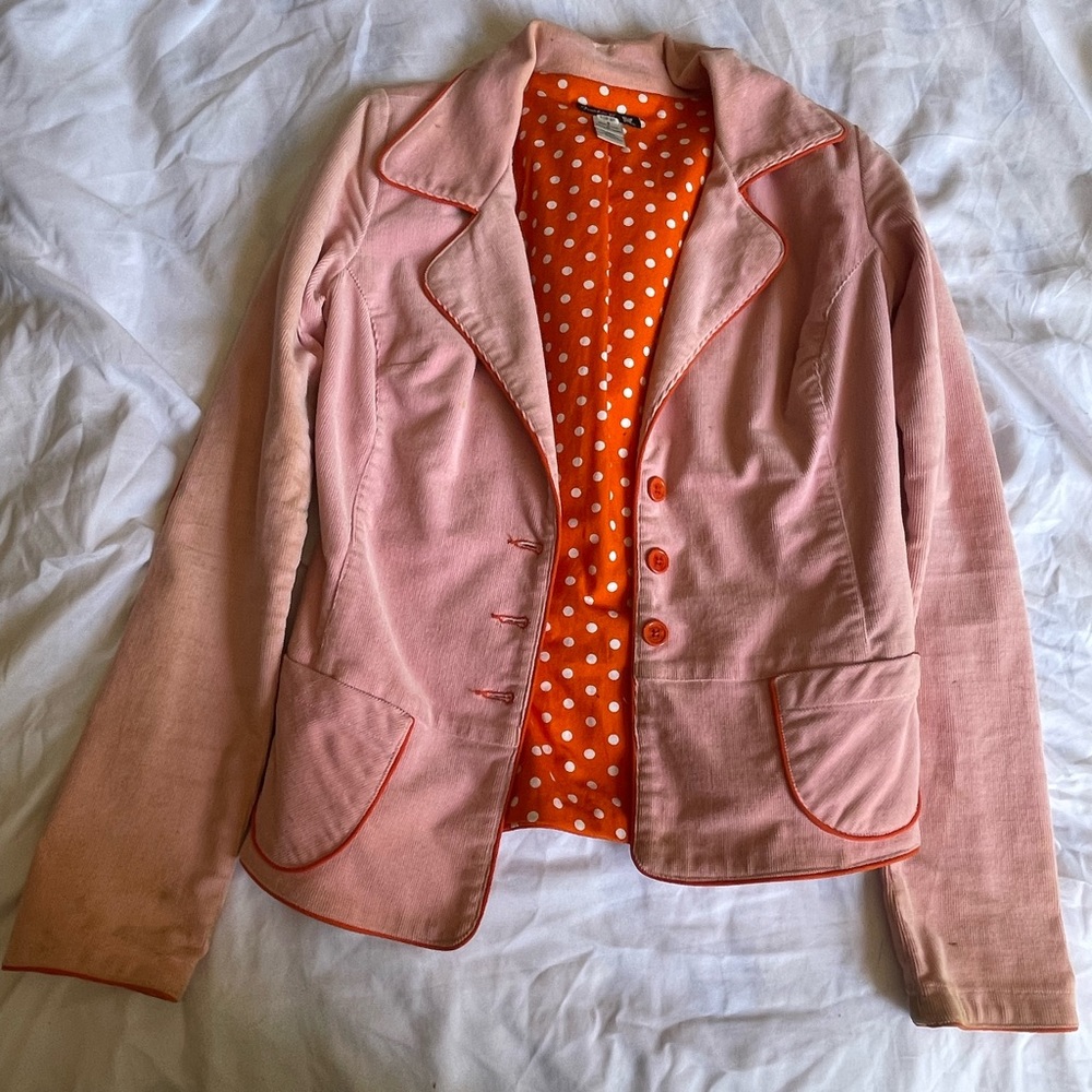 Vintage Frankie B Pink Corduroy Jacket